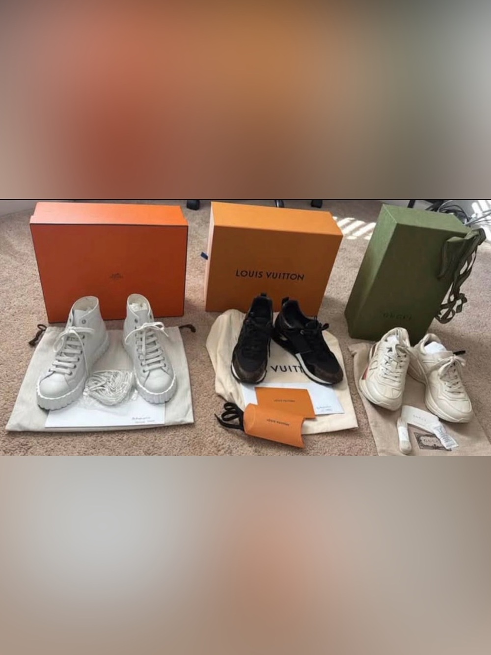 GUCCI/LOUISVUITTON&HERMÈS